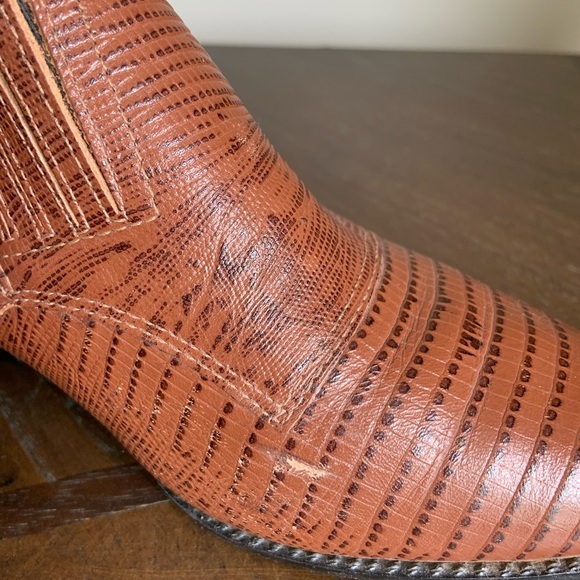 Genuine Leather Ankle Booties – Size 7 US – Made in Brazil - Picture 7 of 9